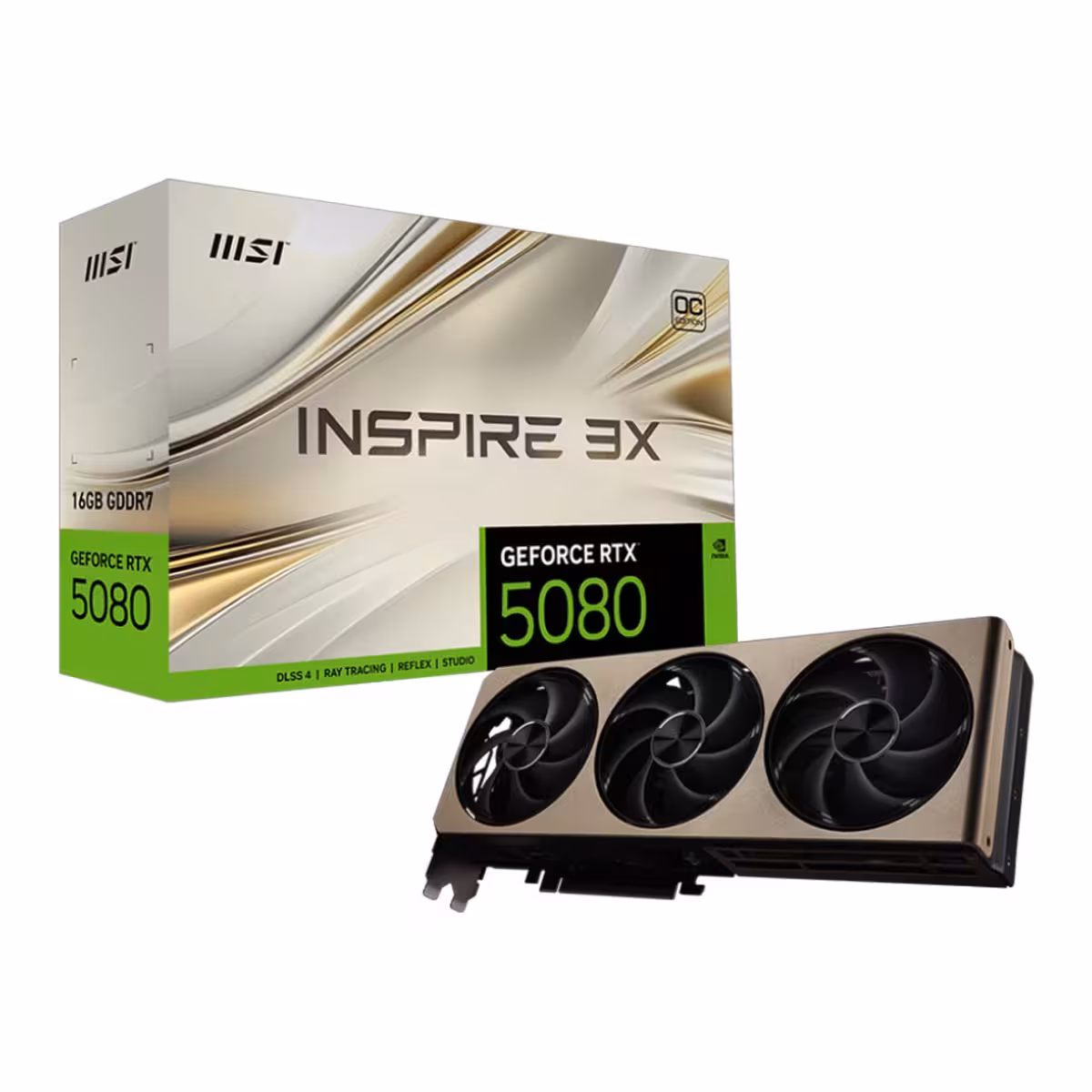 قیمت کارت گرافیک مدل MSI GeForce RTX 5080 INSPIRE 3X OC 16GB