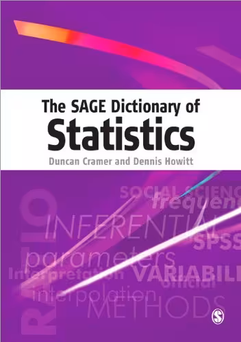 خرید و دانلود نسخه کامل کتاب The SAGE Dictionary of Statistics: A Practical Resource for Students in the Social Sciences