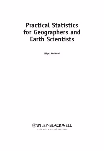 خرید و دانلود نسخه کامل کتاب Practical Statistics for Geographers and Earth Scientists