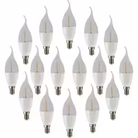 لامپ ال ای دی 7 وات نمانور مدل اشکی پایه E14 بسته 16 عددی