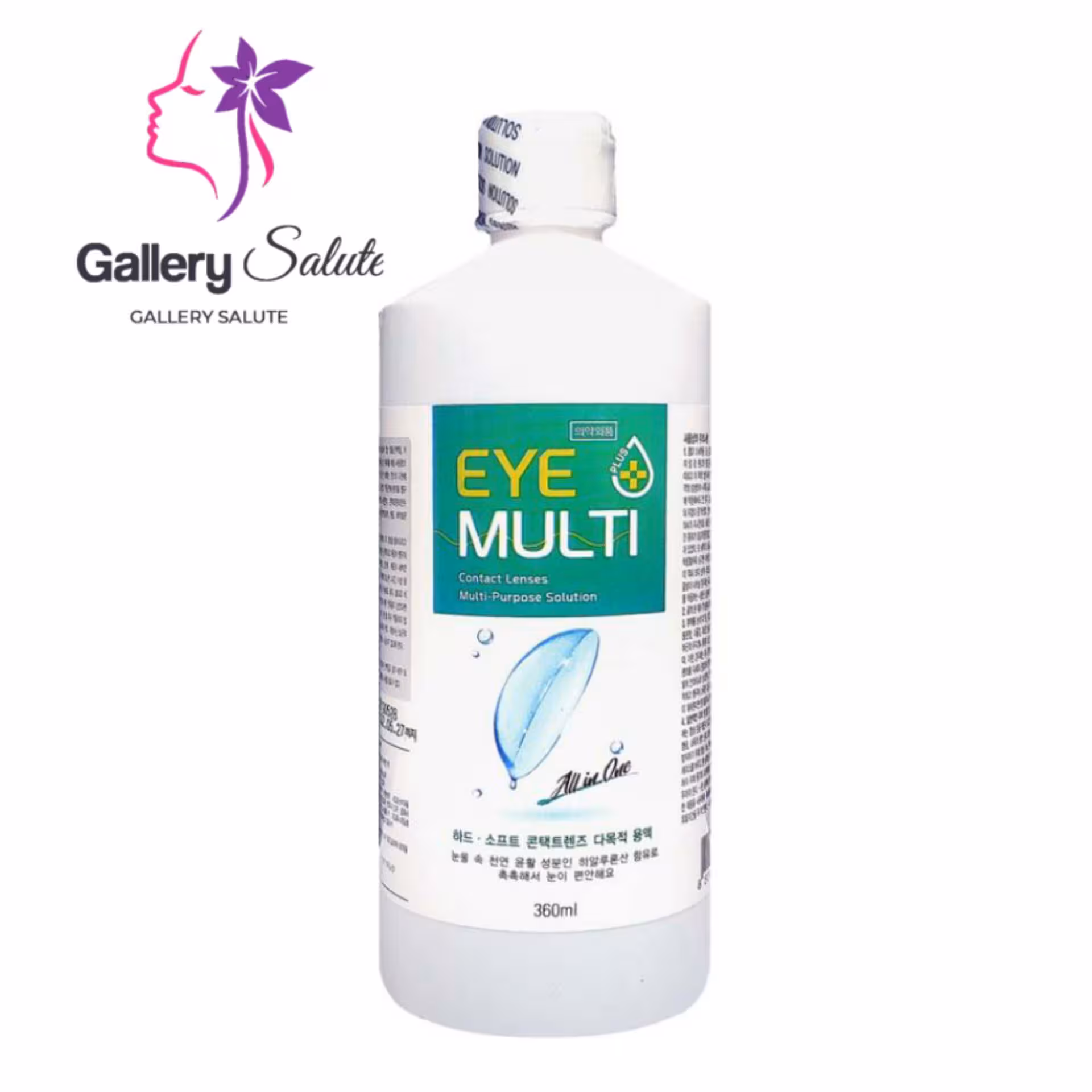 مایع لنز ، محلول شستشوی لنز آی پلاس مولتی حجم 360 میل Eye Plus Multi Contact Lenses Multi Purpose Solution