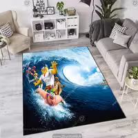 فرش کودکانه طرح باب اسفنجی PK-3647