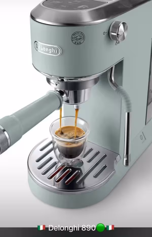 اسپرسو ساز دلونگی مدل 890 رنگ پسته‌ای