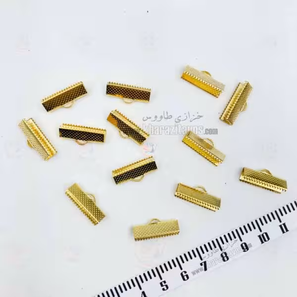 گازگیر 2 سانتی ( طلایی ) بسته 10 عددی