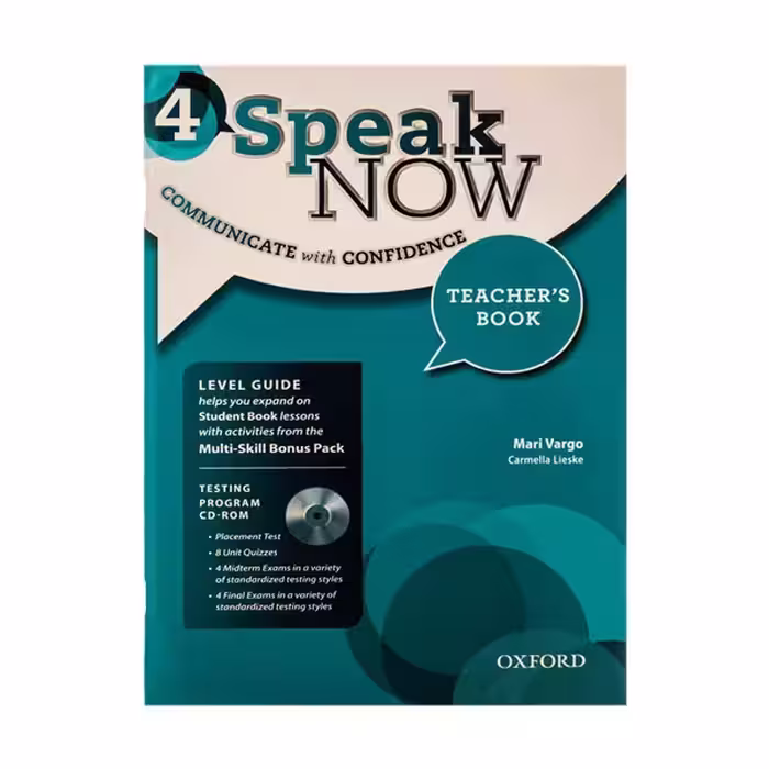 کتاب معلم اسپیک نو چهار Speak Now 4 Teachers Book