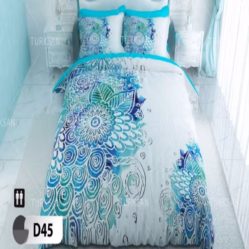 سرویس روتختی ترکسان کد D-45 دونفره 6 تکه