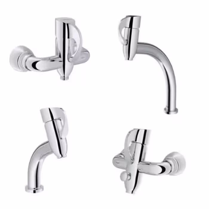 ست شیرالات شودر مدل دانته کروم