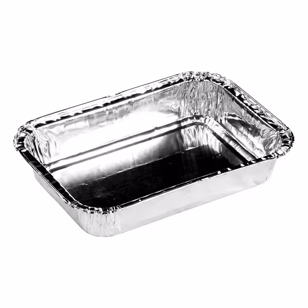 ظرف یکبارمصرف آلومینیومی هواپیمایی بزرگ کد 104 پارس کارتن 1000 عددی