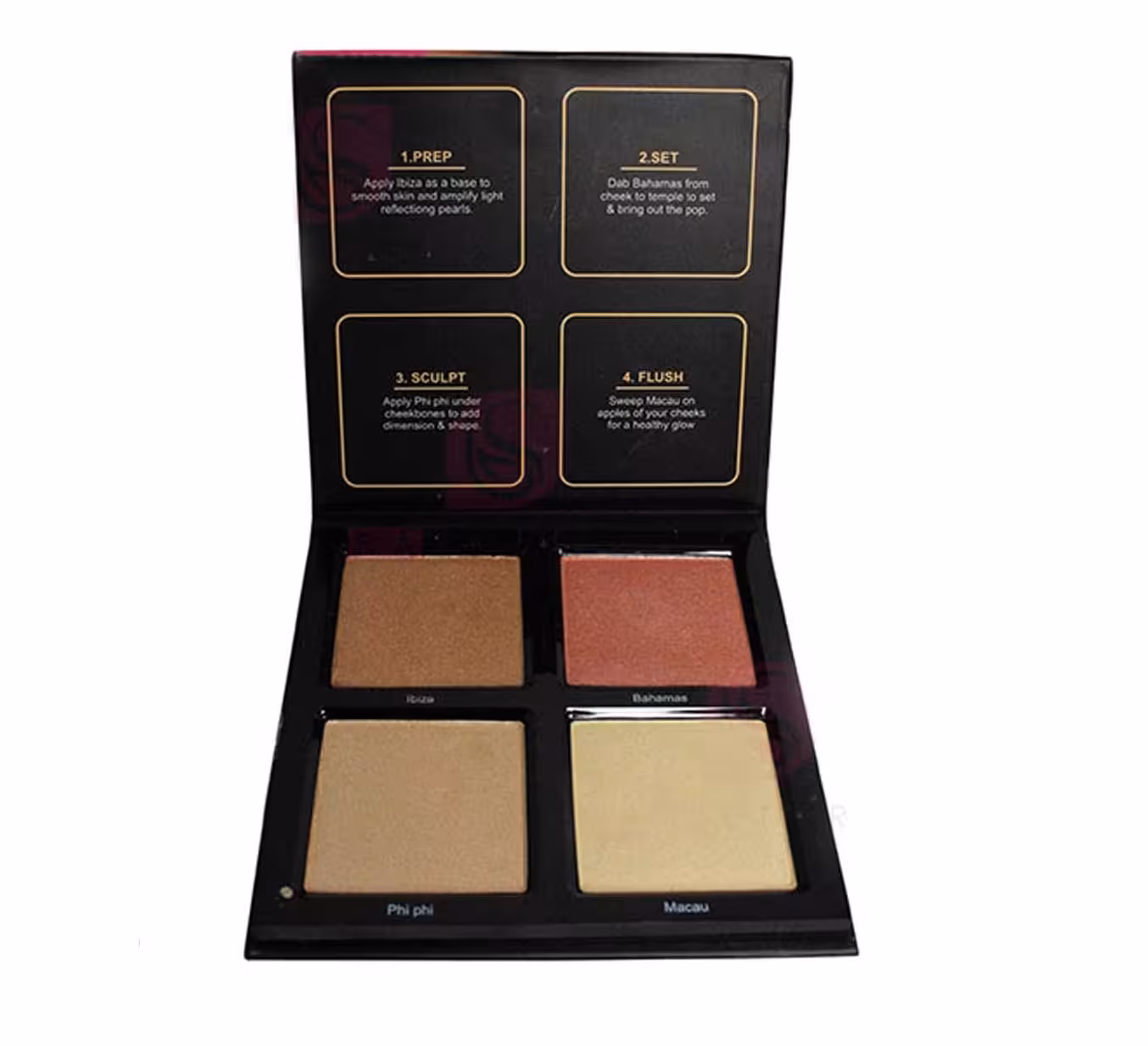 پالت هایلایتر 4 رنگ کاپرا نیو