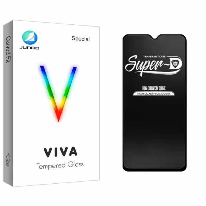 محافظ صفحه نمایش شیشه ای جانبو مدل Viva Glass Super-D مناسب برای گوشی موبایل شیائومی Redmi 9 \ 9A \ 9C \ 9T | کالا برتری