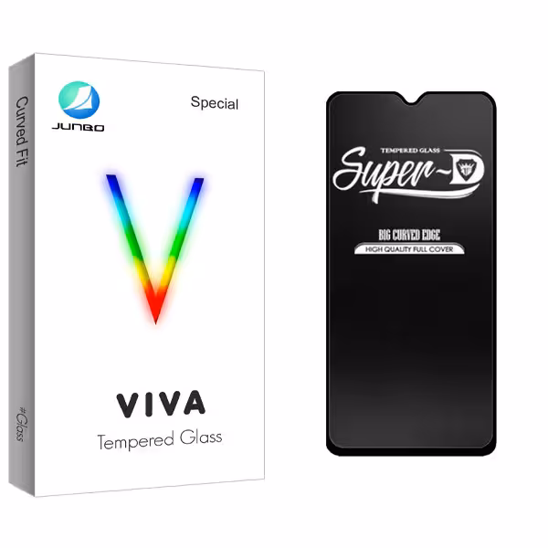 محافظ صفحه نمایش شیشه ای جانبو مدل Viva Glass Super-D مناسب برای گوشی موبایل شیائومی Redmi 9 \ 9A \ 9C \ 9T | کالا برتری