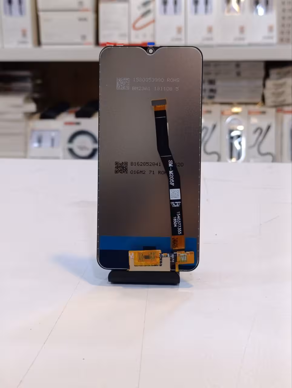 شرکتی دبی LCD Samsung M205F M20 Black Service Pack 100% Doubi