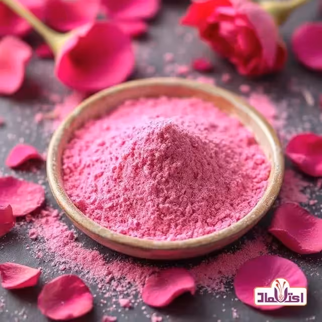 پودر گل محمدی 50 گرمی اعتماد خوش عطر و تازه | amazonchi