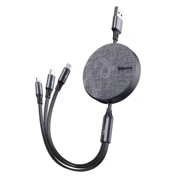 Baseus Fabric 3 in 1 Flexible Cable – CAMLT-BYG1