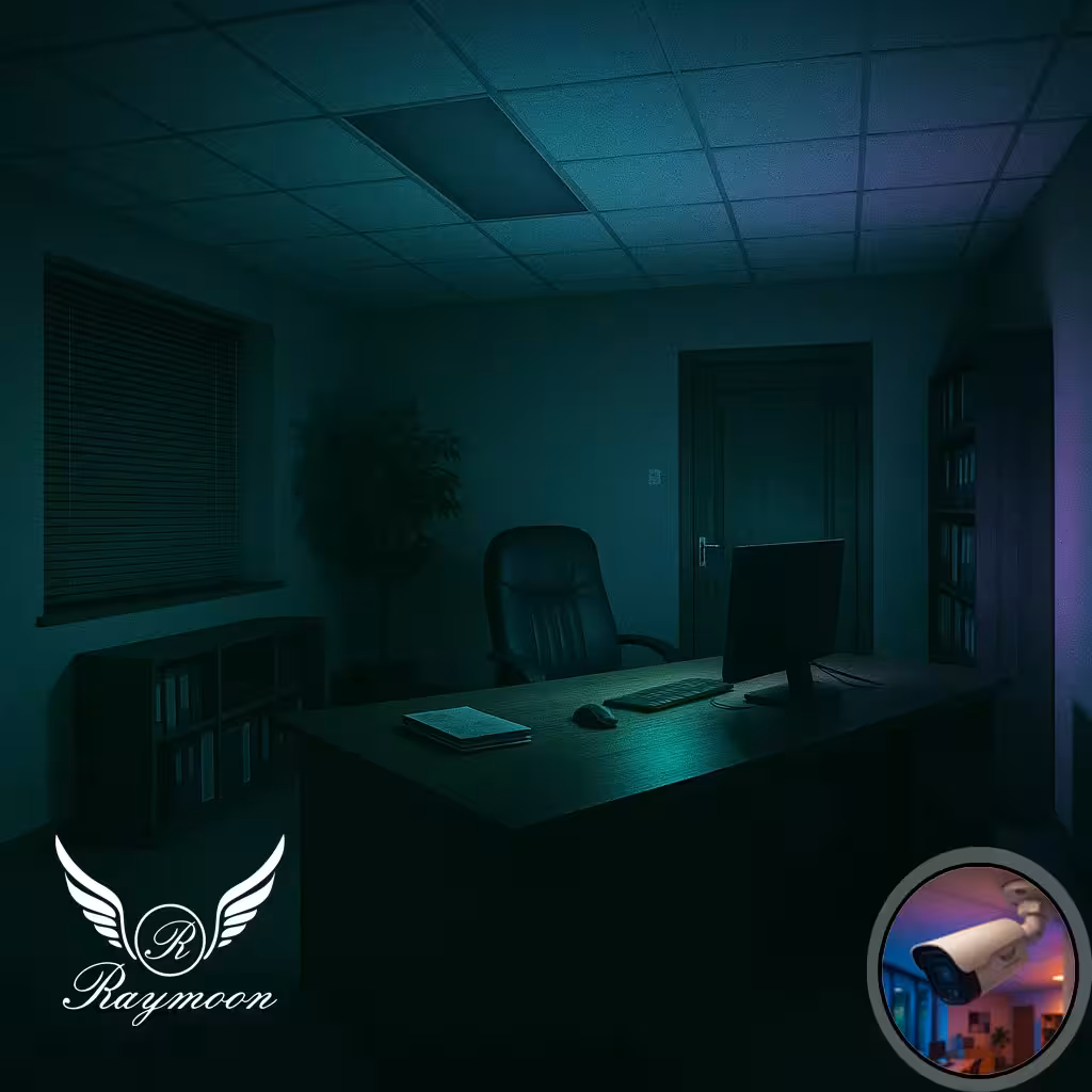 دوربین مداربسته تحت شبکه رایمون مدل پنج مگاپیکسل کد POE-8235 بسته دو عددی