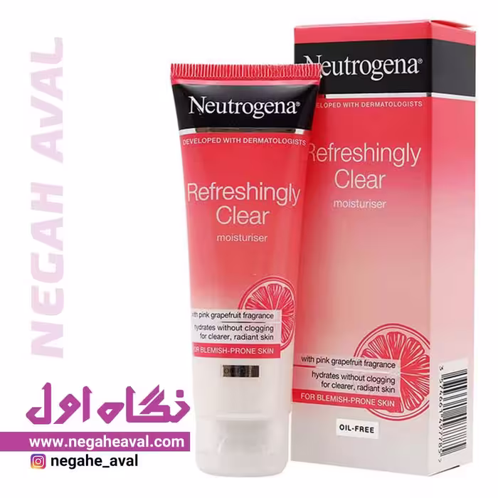 کرم مرطوب کننده گریپ فروت Refreshingly Clear نوتروژینا