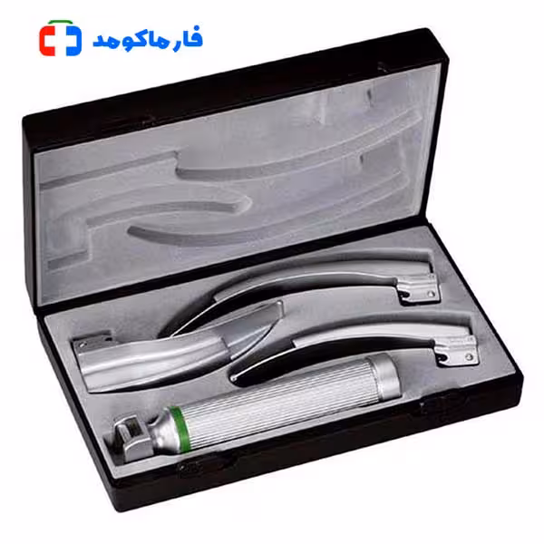 ست لارنگوسکوپ اطفال ریشتر مدل Mc-intosh تیغه کمانی 7050