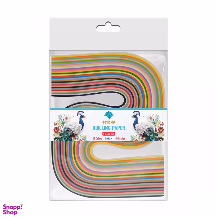 نوار ملیله کاغذی اوریران کد QP42-05 بسته 510 عددی