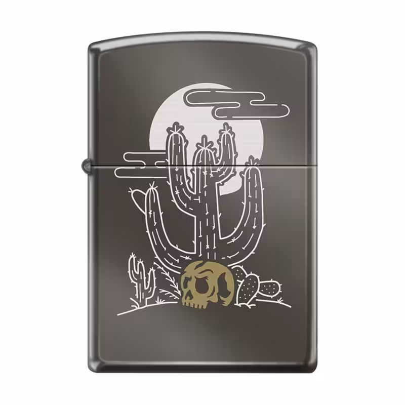 فندک بنزینی زیپو مدل Z-MP405686-150 | فندک بادوام با طراحی کلاسیک | کاکتوس بیابان | ساخت آمریکا | مناسب برای استفاده روزمره و مجموعه‌داری