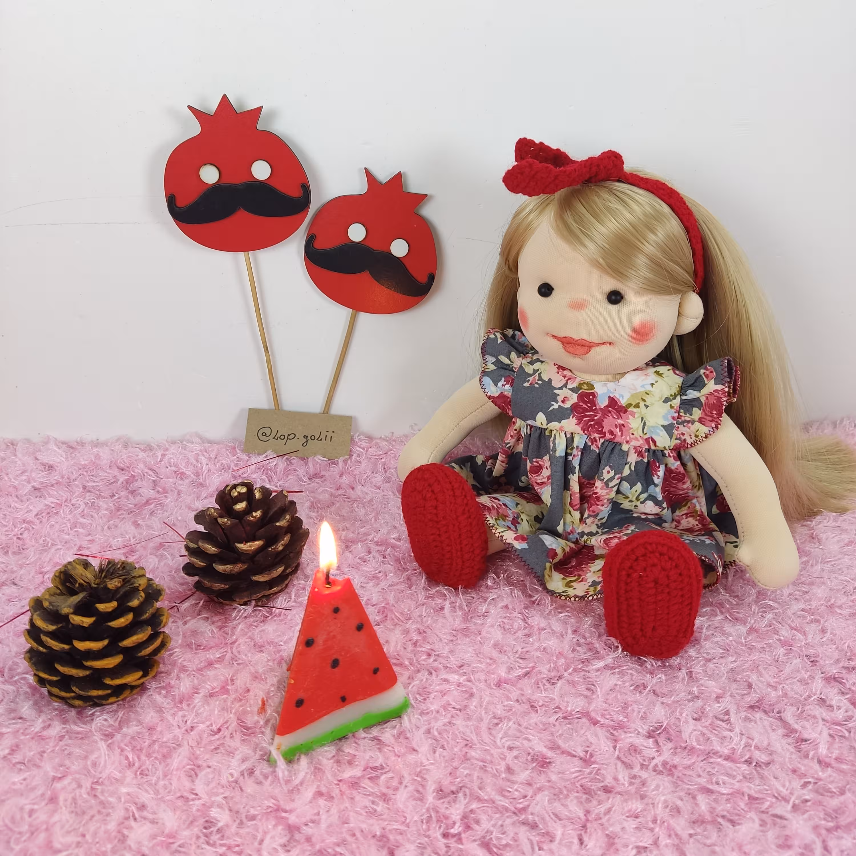 عروسک والدورف نرم و بغلی و ناز 28 سانت مناسب هدیه و تولد