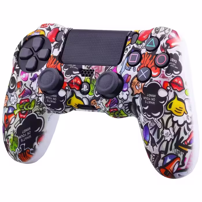 روکش دسته PS4 طرح strawberry