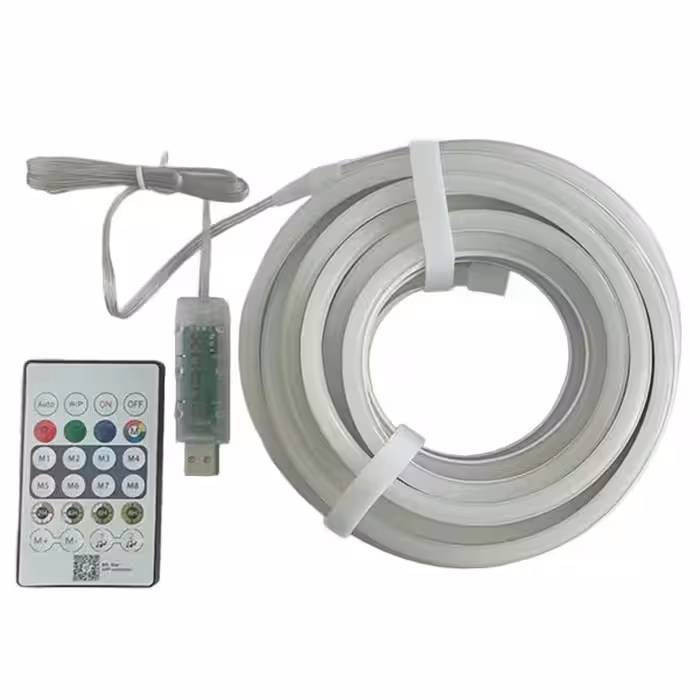 ریسه ال ای دی سایروکس مدل نئون فلکس هوشمند رنگی مجیک کد a5 طول 5 متر