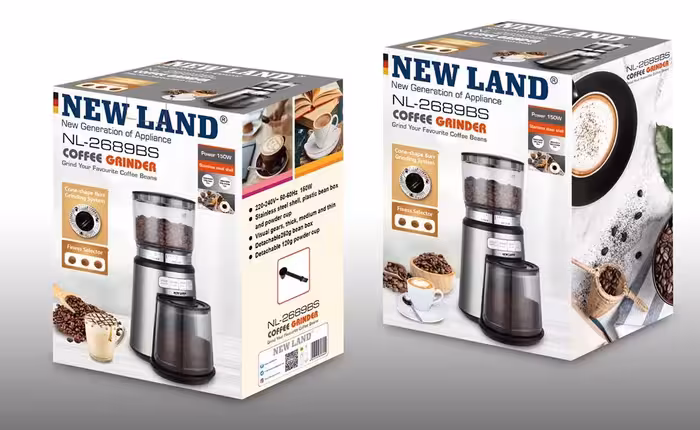 آسیاب قهوه نیولند مدل coffee mill NEWLAND NL-2689BS