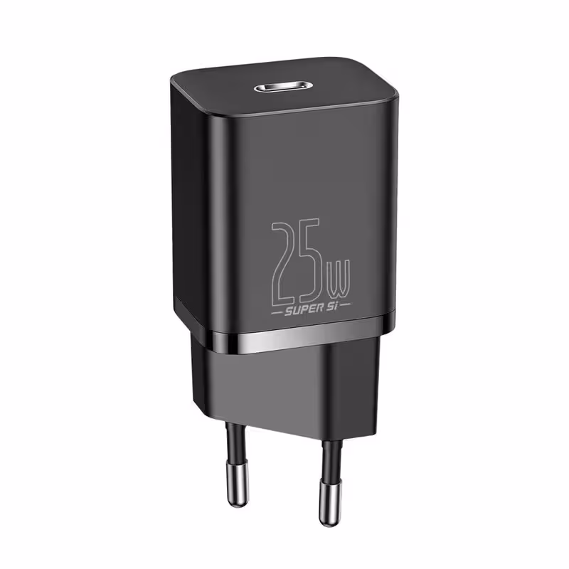 شارژر دیواری فست شارژ بیسوس Baseus GAN5 1C 25W P10110909113-00 EU توان 25 وات