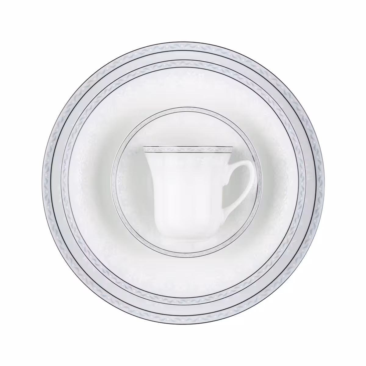 سرویس 108 پارچه 12 نفره طرح وایت رز