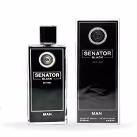 عطر ادکلن سناتور بلک مشکی اصلی و اورجینال، تولید ایتالیا، حجم 120 میل