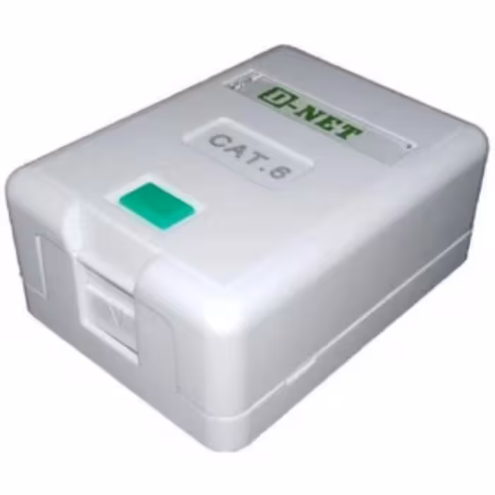 کیستون باکس D-net مدل Cat5  تک پورت