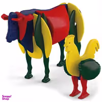 ساختنی مدل سازوباز گاو و خروس