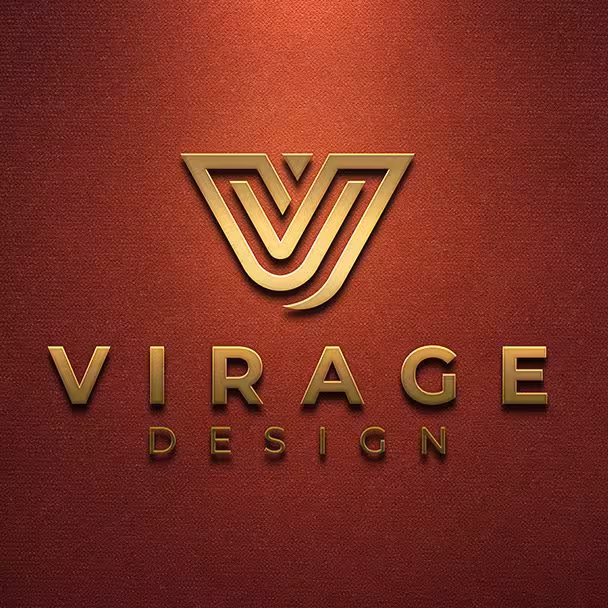 دانلود موکاپ طلایی با بکگراند قرمز 0158 بصورت لایه باز PSD