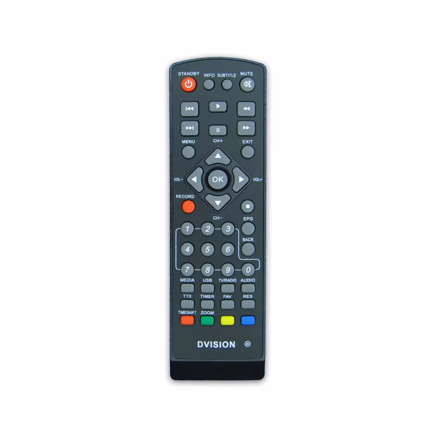 کنترل گیرنده دیجیتال دی ویژن DVISION مدل DV-325