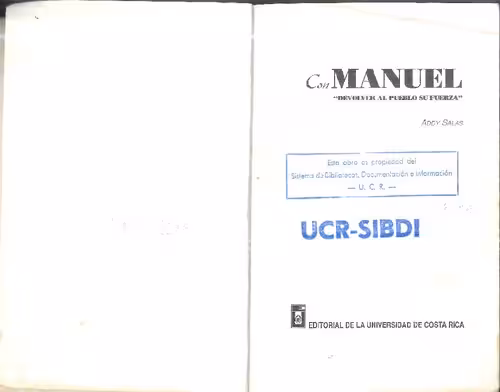 خرید و دانلود نسخه کامل کتاب Con Manuel: devolver al pueblo su fuerza