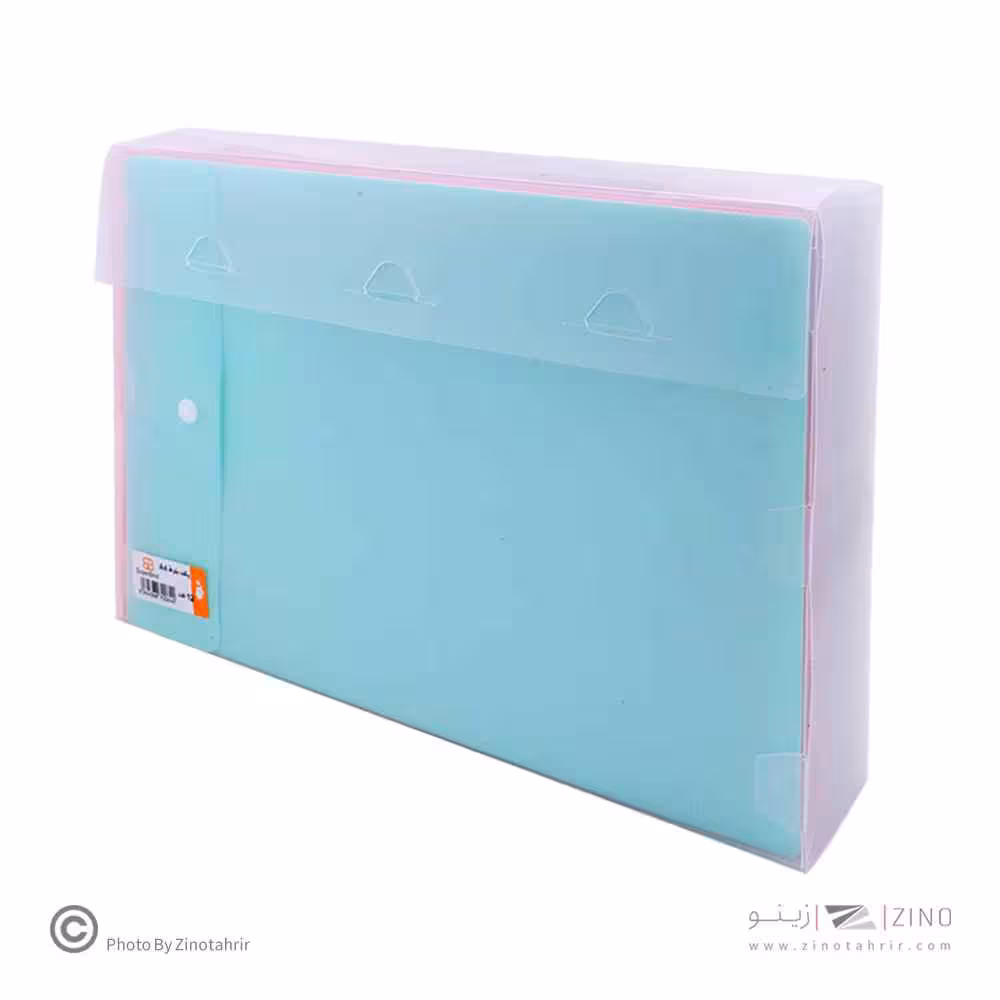 پاکت دکمه دارA4 رنگ جور مدل بلوط(عمودی همراه با جای کارت) سوپربایند کدDB-210