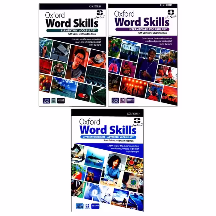 کتاب Oxford Word Skills 2nd Edition اثر Ruth Gairns And Stuart Redman انتشارات سپاهان سه جلدی