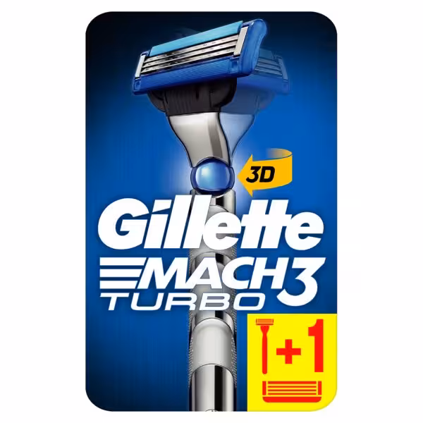 خودتراش مردانه ژیلت مدل MACH3 TURBO حاوی دو یدک قیمت 220