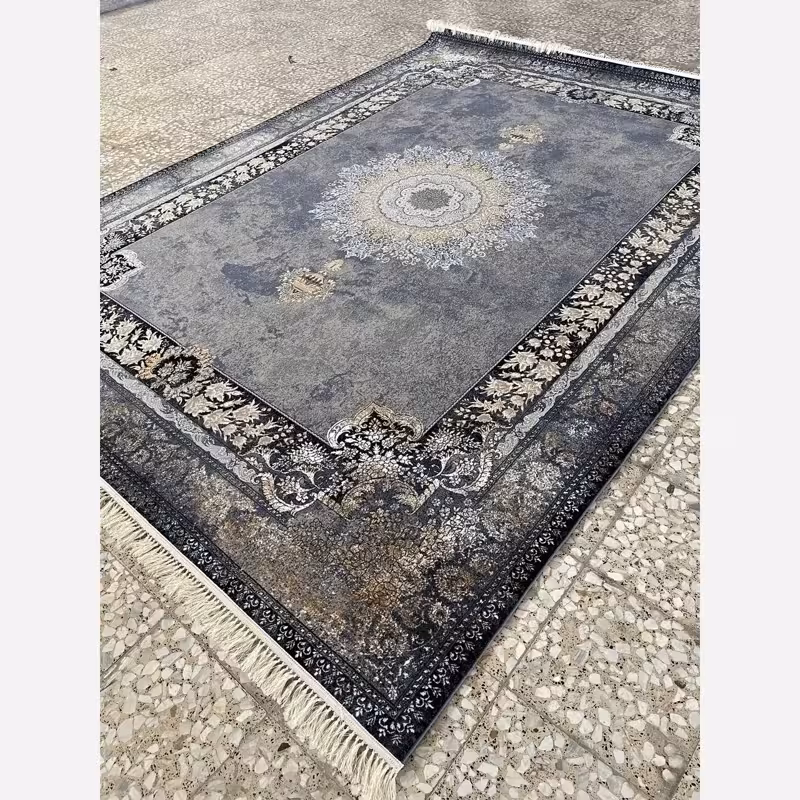 فرش 700شانه ماشینی کاشان12متری طرح شاهکارفیلی دلفینی(باارسال رایگان)