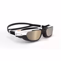 عینک شنا Nabaiji مدل  SPIRIT 500 Adult Mirrored Lenses – Black / White / Beige