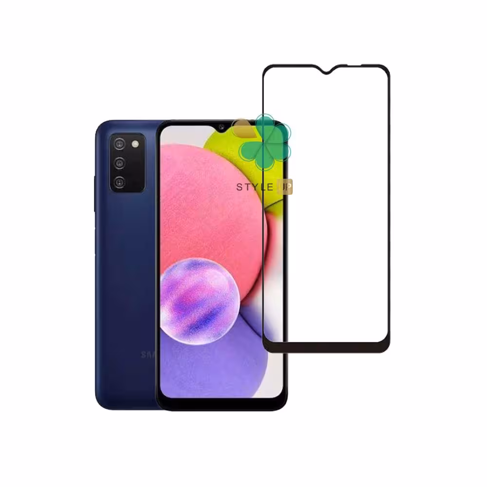گلس گوشی سامسونگ Samsung Galaxy A03s مدل تمام صفحه