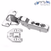 لولا آرام بند استیل نیمه روکار کلیپسی 110 درجه با پایه صلیبی چهار پیچ فانتونی