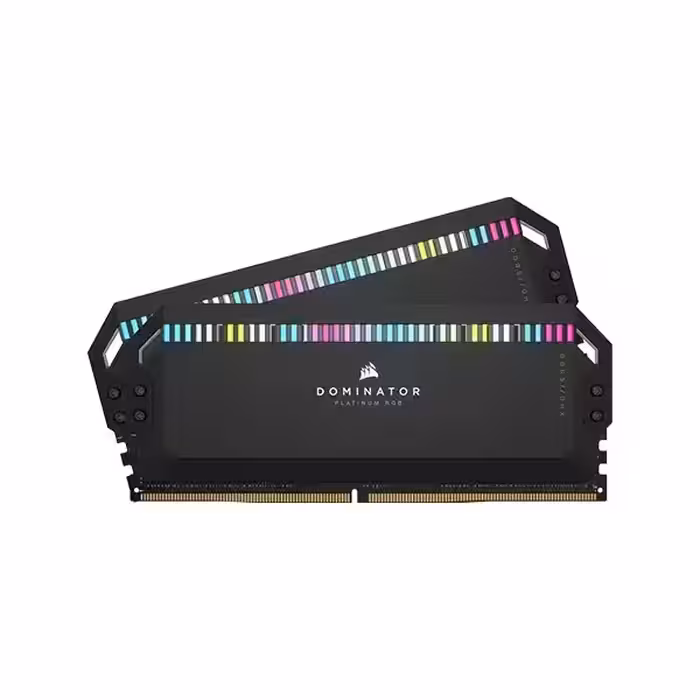 رم کورسیر مدل Corsair DOMINATOR PLATINUM RGB 64GB 32GBx2 5600MHz DDR5