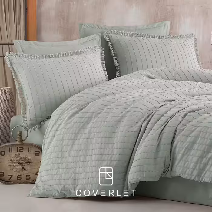 روتختی منگوله‌ای سبز کاوری مدل Estina