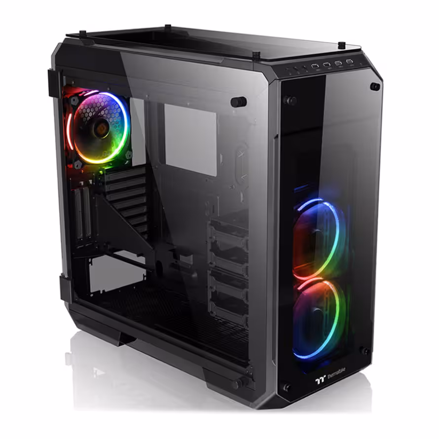 کیس ترمالتیک View 71 Tempered Glass RGB Edition