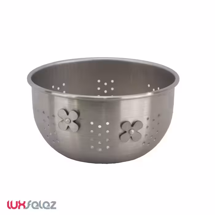 تفاله گیر سینک آسمان مدل استیل گلدار