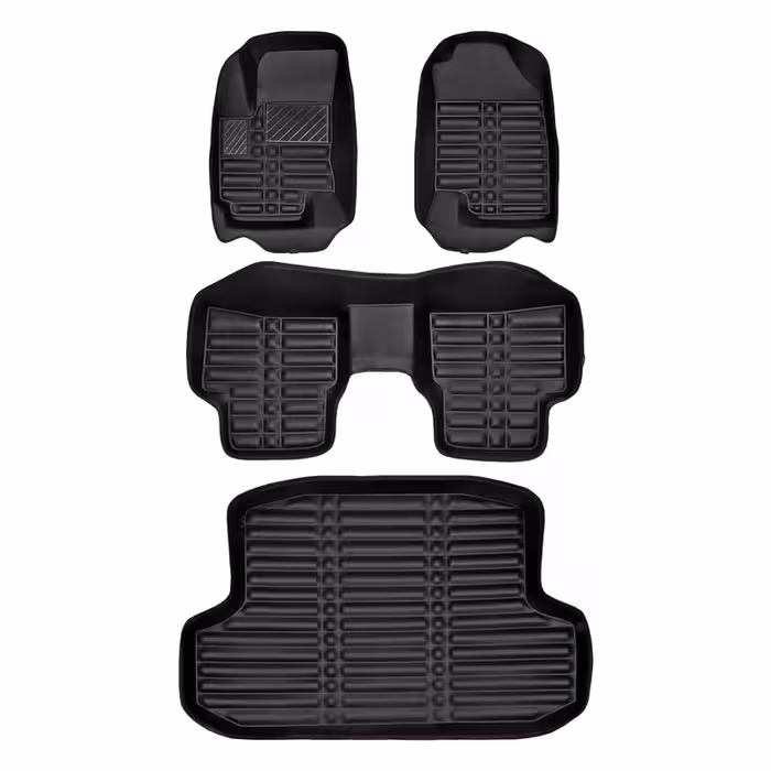 کفپوش پنج بعدی خودرو پانیذ مدل EVA مناسب برای جک J4 به همراه کفپوش صندوق | کالا مکس