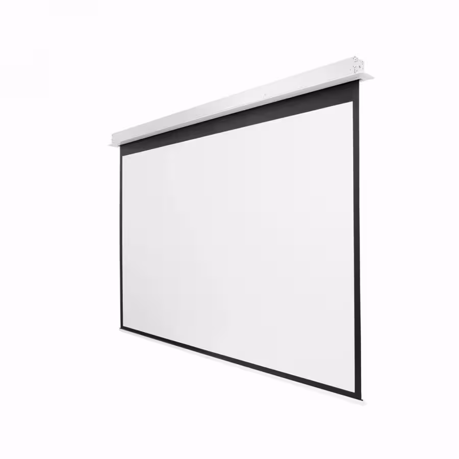 پرده نمایش یا پرده پروژکتور – پنهان در سقف و پارچه 4K سفید رنگ– 202 × 323 سانتیمتر | برابر با 150 اینچ واید – HT-MF150(16:10)UHD130 – گرندویو Grandview