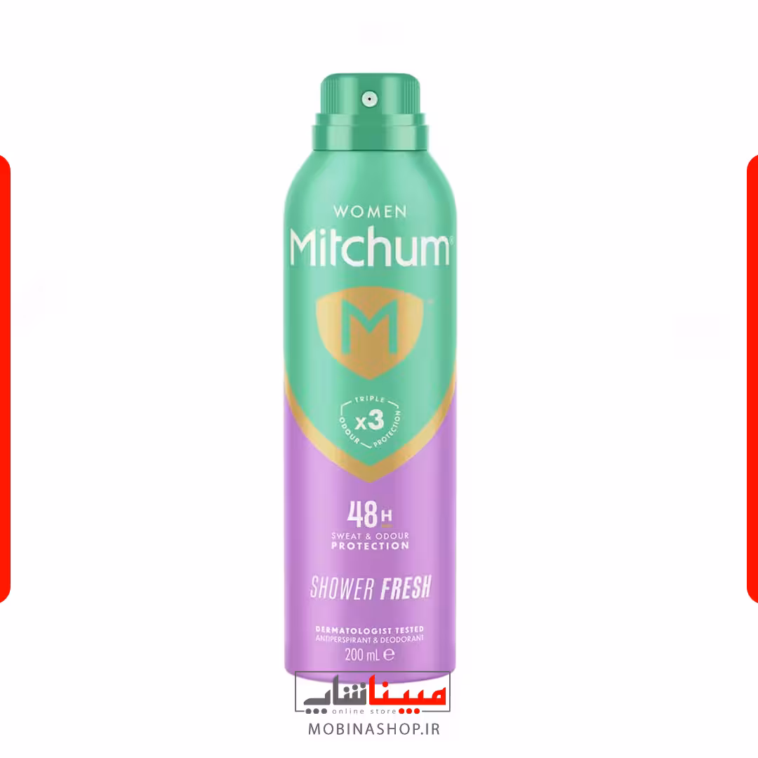 اسپری بدن زنانه میچام مدل شاور فرش 200 میل | رایحه‌ای خنک، تمیز و ملایم