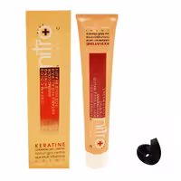 رنگ مو نیترو سری Keratine شماره 1.1 حجم 100 میلی لیتر رنگ مشکی پر کلاغی